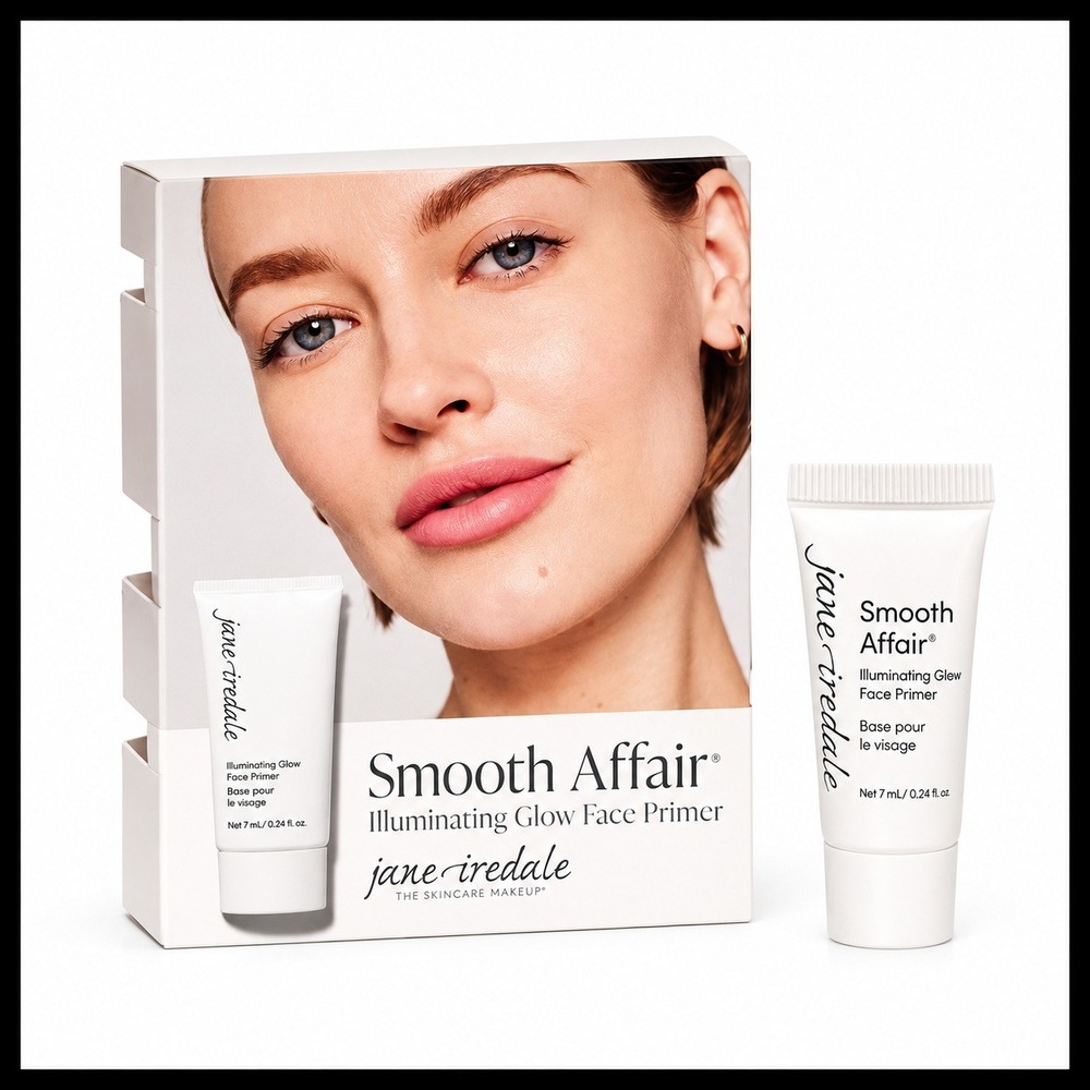 Jane Iredale Smooth Affair Illuminating Glow Face Primer Travel Size 0.24oz